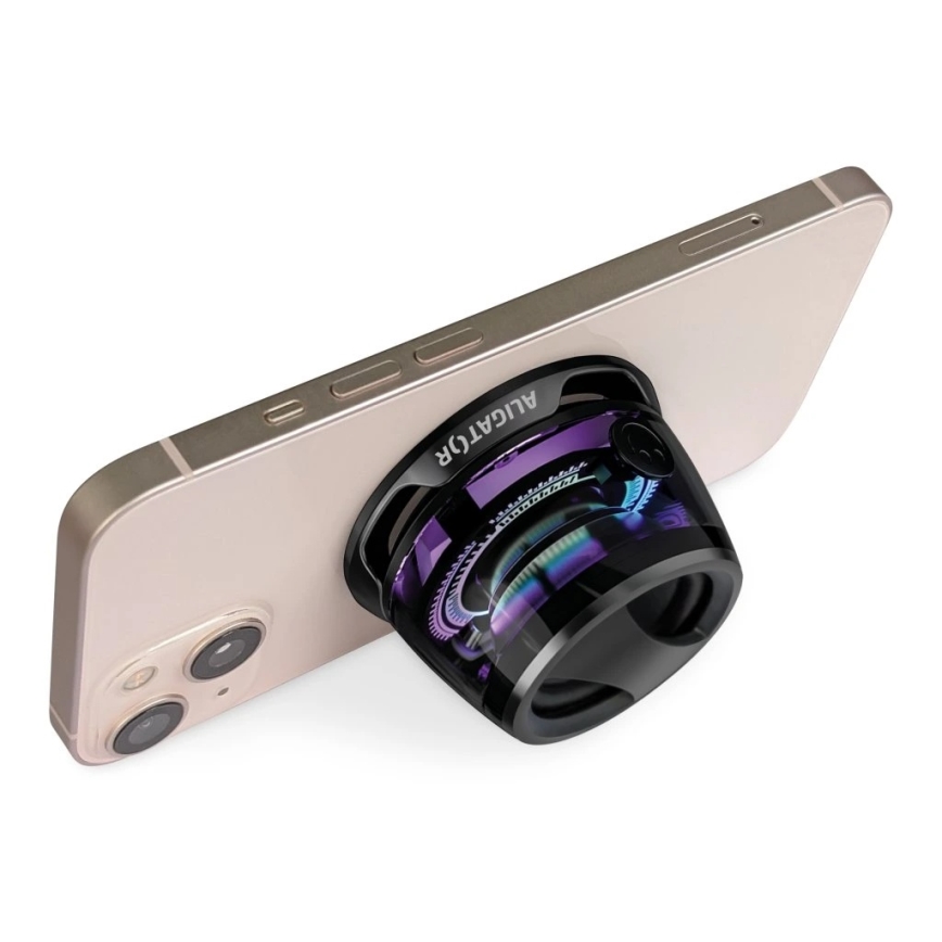 Aligator ABSMB01 - Magnētiskais skaļrunis Mini Beat 400 mAh, savietojams ar MagSafe, melns