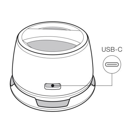 Aligator ABSMB01 - Magnētiskais skaļrunis Mini Beat 400 mAh, savietojams ar MagSafe, melns