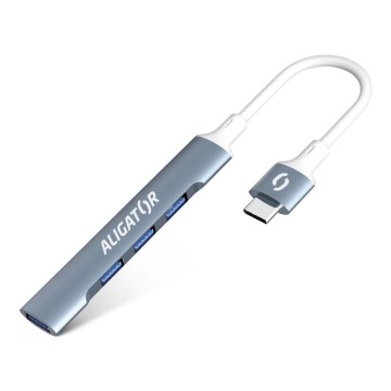 Aligator AHUB002 - USB-C centrmezgls 4 vienā