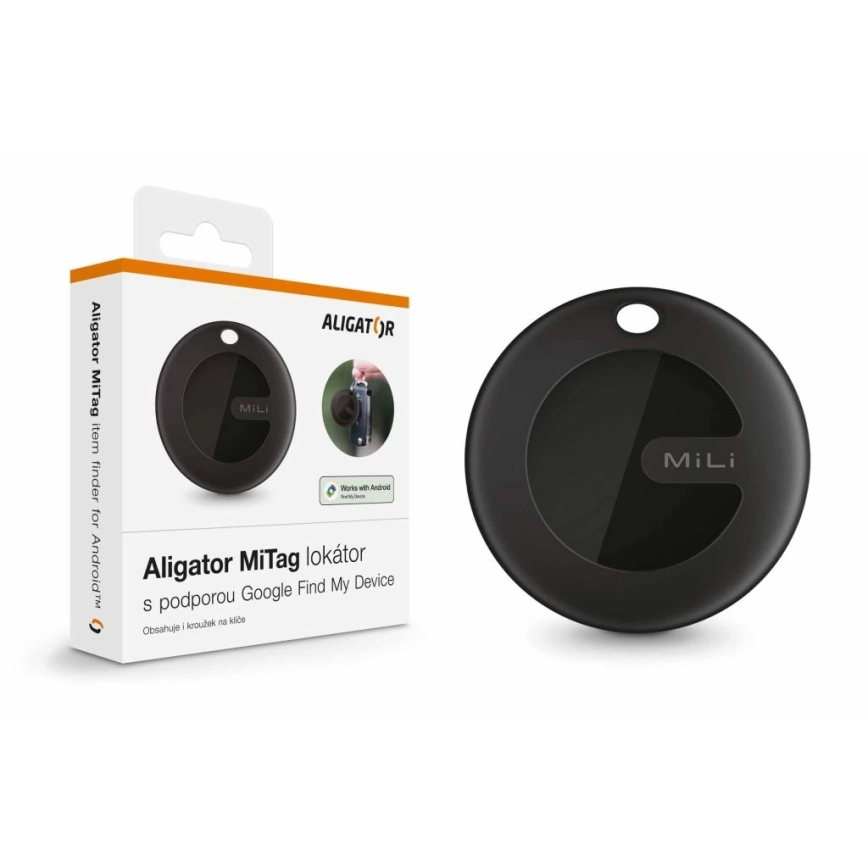 Aligator APD003 - MiTag lokators 1xCR2032 IP67 melns