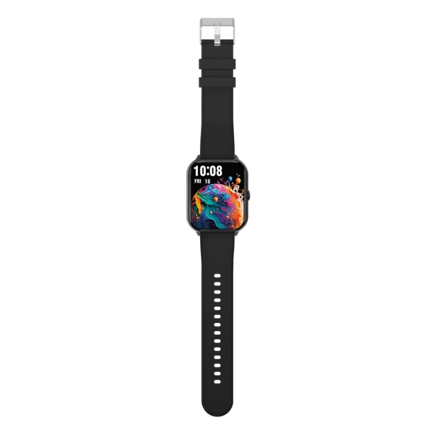 Aligator AW10BK - Viedpulkstenis Watch GO 220 mAh IP67 melns