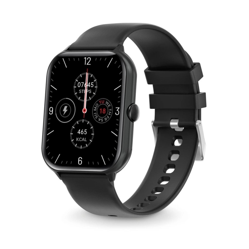 Aligator AW10BK - Viedpulkstenis Watch GO 220 mAh IP67 melns