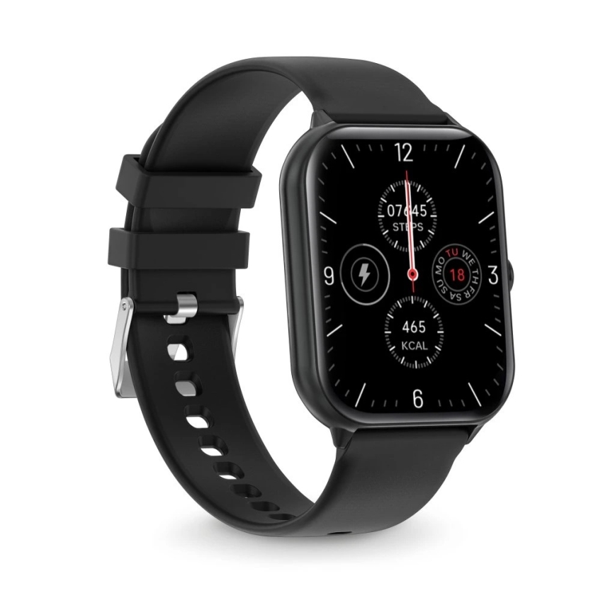 Aligator AW10BK - Viedpulkstenis Watch GO 220 mAh IP67 melns
