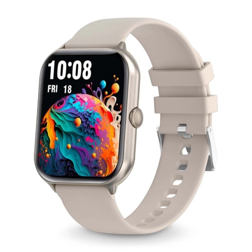 Aligator AW10SR - viedpulkstenis Watch GO 220 mAh IP67 krēmkrāsas