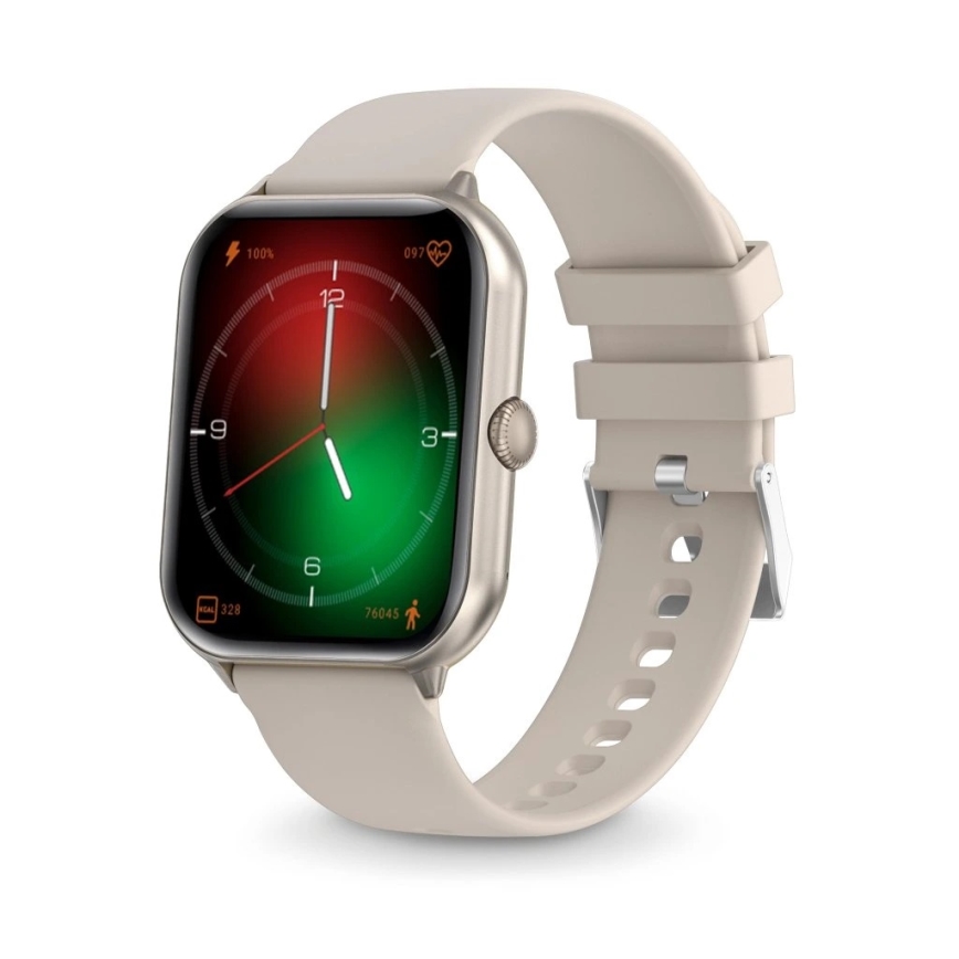 Aligator AW10SR - viedpulkstenis Watch GO 220 mAh IP67 krēmkrāsas