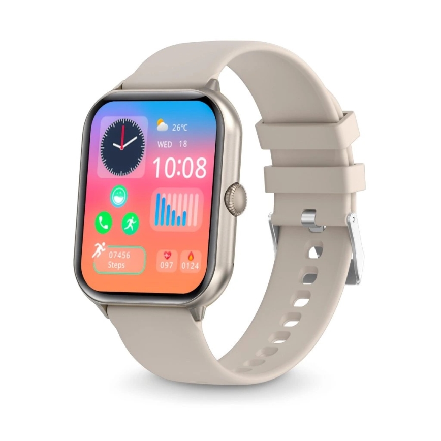 Aligator AW10SR - viedpulkstenis Watch GO 220 mAh IP67 krēmkrāsas