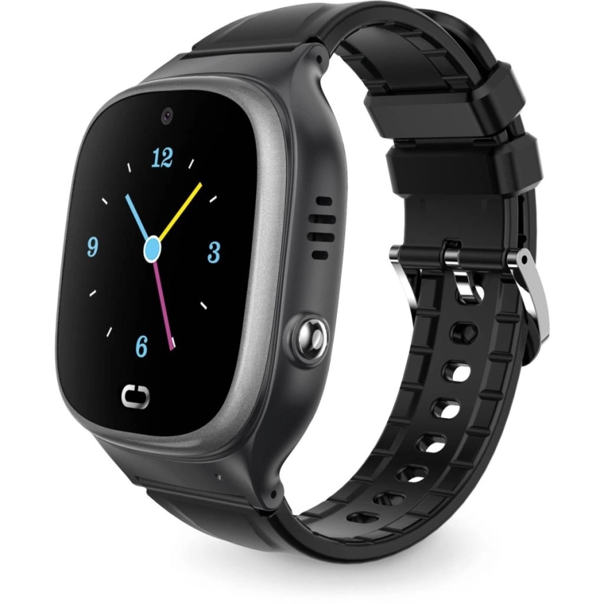 Aligator AW11BK - viedais pulkstenis Watch Junior 2 450 mAh IP67 Wi-Fi melns