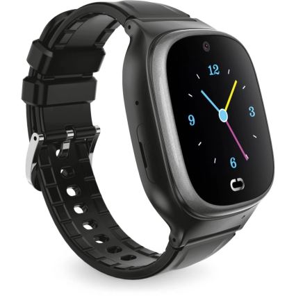 Aligator AW11BK - viedais pulkstenis Watch Junior 2 450 mAh IP67 Wi-Fi melns