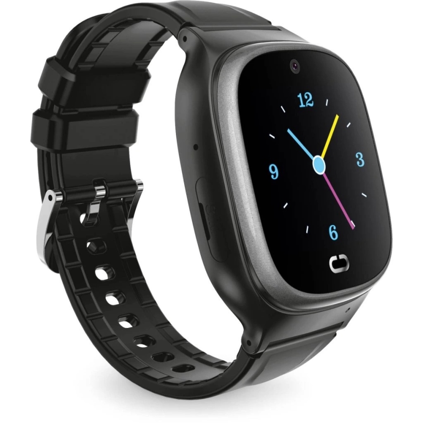 Aligator AW11BK - viedais pulkstenis Watch Junior 2 450 mAh IP67 Wi-Fi melns