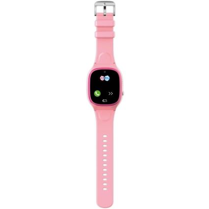 Aligator AW11PK - Viedpulkstenis Watch Junior 2 450 mAh IP67 Wi-Fi rozā