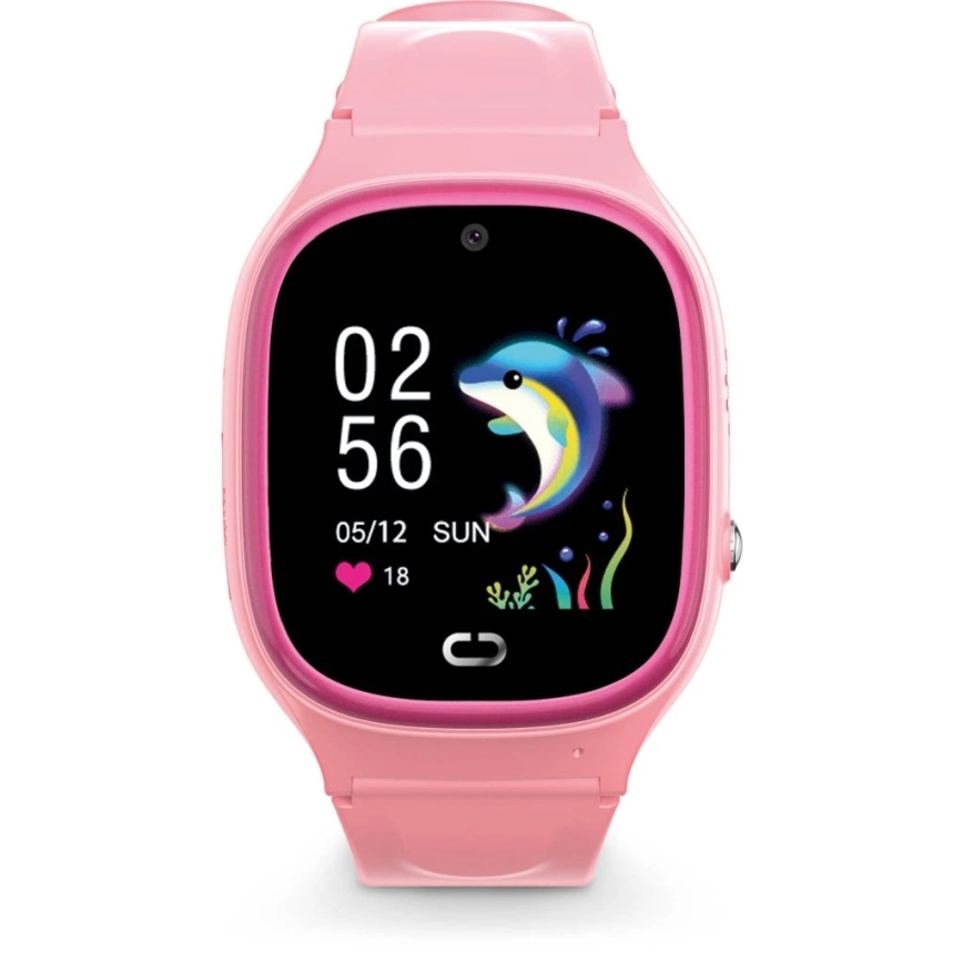 Aligator AW11PK - Viedpulkstenis Watch Junior 2 450 mAh IP67 Wi-Fi rozā