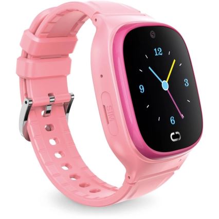 Aligator AW11PK - Viedpulkstenis Watch Junior 2 450 mAh IP67 Wi-Fi rozā