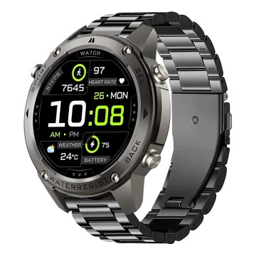 Aligator AW12BK - Viedpulkstenis Watch GPS 500 mAh IP69K melns
