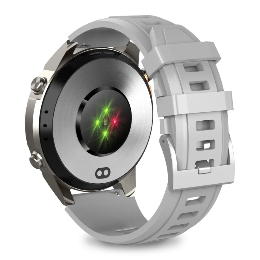 Aligator AW12SR - Viedpulkstenis Watch GPS 500 mAh IP69K sudraba