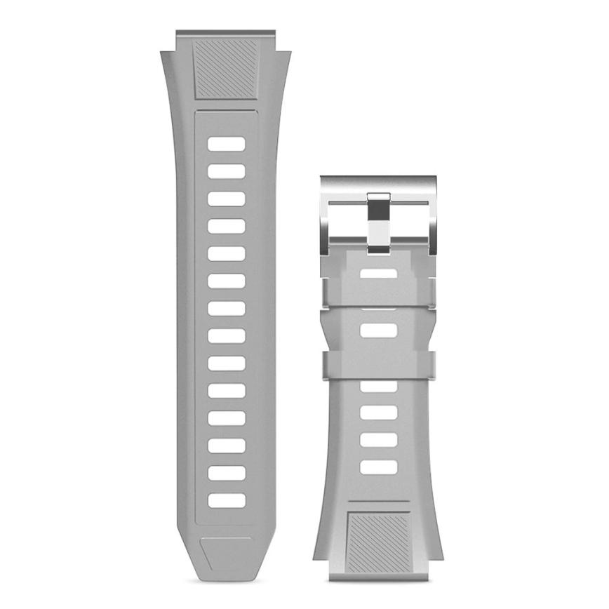 Aligator AW12SR - Viedpulkstenis Watch GPS 500 mAh IP69K sudraba