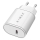 Aligator AX0001V - Ātrās uzlādes adapteris A-MAX Power Delivery 20W USB-C balts