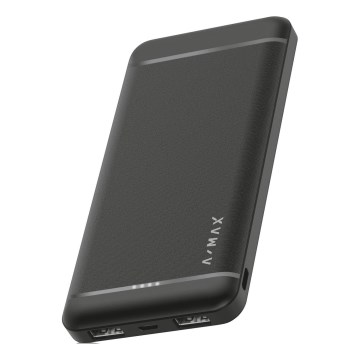 Aligator AX0003 - Powerbank A-MAX 10000 mAh 3,7V melns