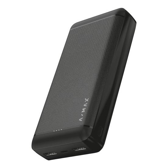 Aligator AX0004 - Power banka A-MAX 20000 mAh 3,7 V melna