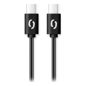 Aligator DATKP48 - USB kabelis USB-C/USB-C, 65 W Power Delivery, 1,5 m, melns