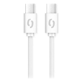 Aligator DATKP49 - USB kabels USB-C / USB-C 65 W Power Delivery 1,5 m balts