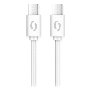 Aligator DATKP49 - USB kabels USB-C / USB-C 65 W Power Delivery 1,5 m balts