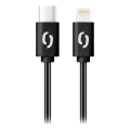 Aligator DATKP56 - USB-C uz Lightning kabelis, 30 W (Power Delivery), 0,5 m, melns