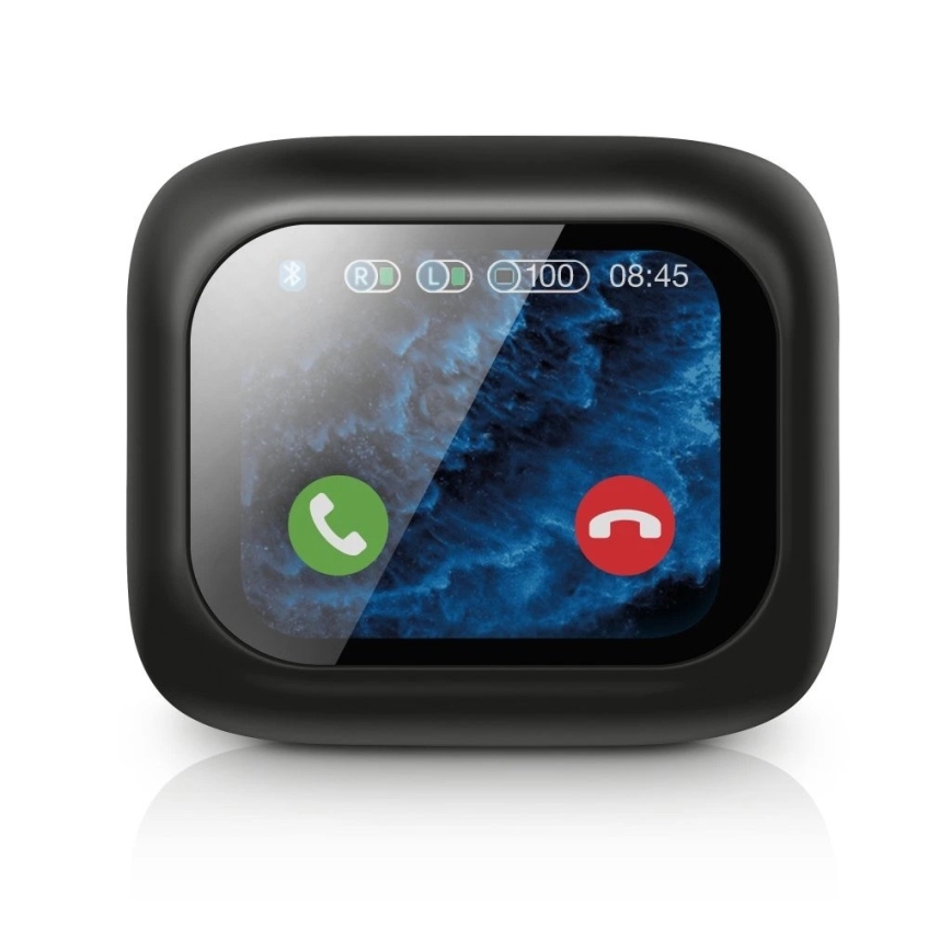 Aligator TWS07 - bezvadu austiņas Pods LCD + ANC 400 mAh + 2x 40 mAh IP30 melnas