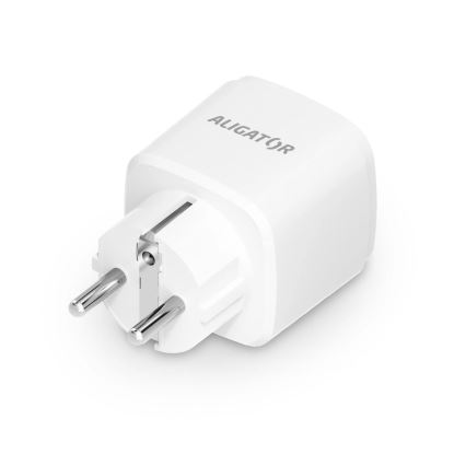 Aligator WAL001 - Viedā kontaktligzda 3680W/230V/E tips/16A Wi-Fi Tuya