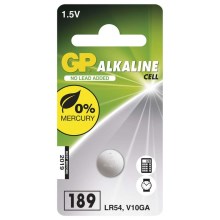 Alkaline pogas tipa baterija LR54 GP ALKALINE 1,5V/44 mAh