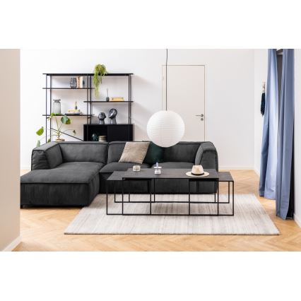 ALMA konferenču galdiņu komplekts, 3 gab., antracīts