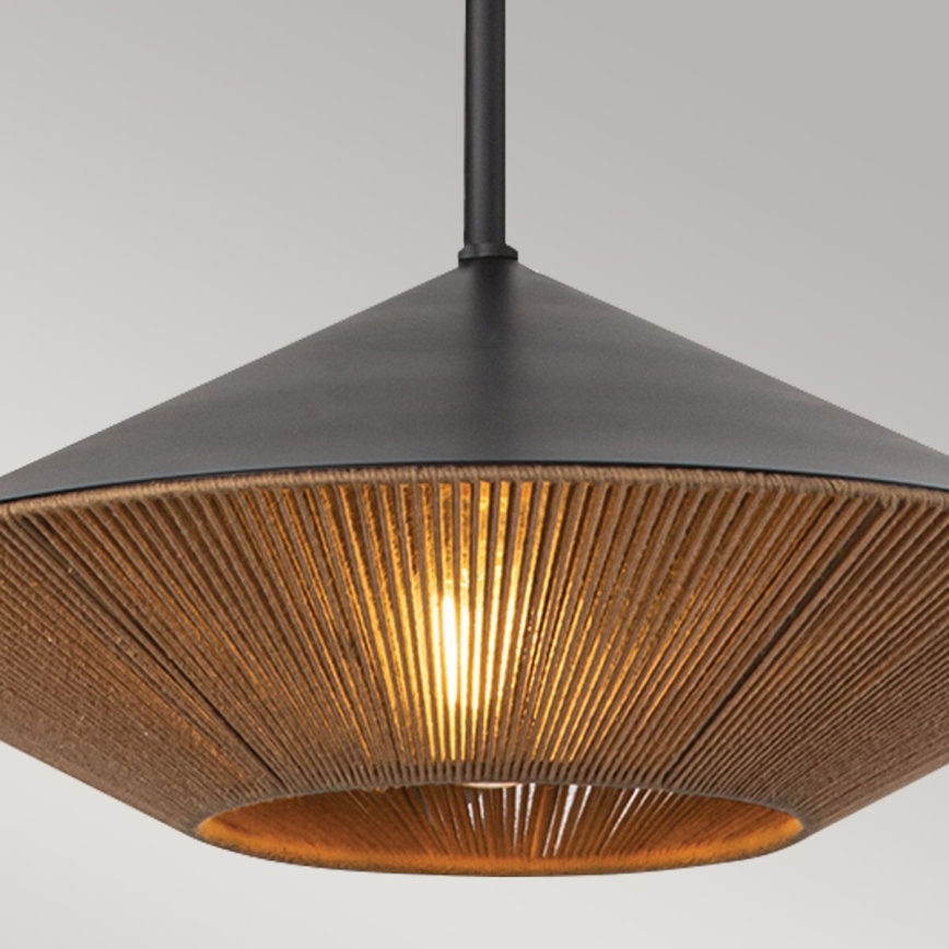 Alora Mood - Lustra ar stieni DAPHNE 1xE27/60W/230V d. 38,1 cm melna
