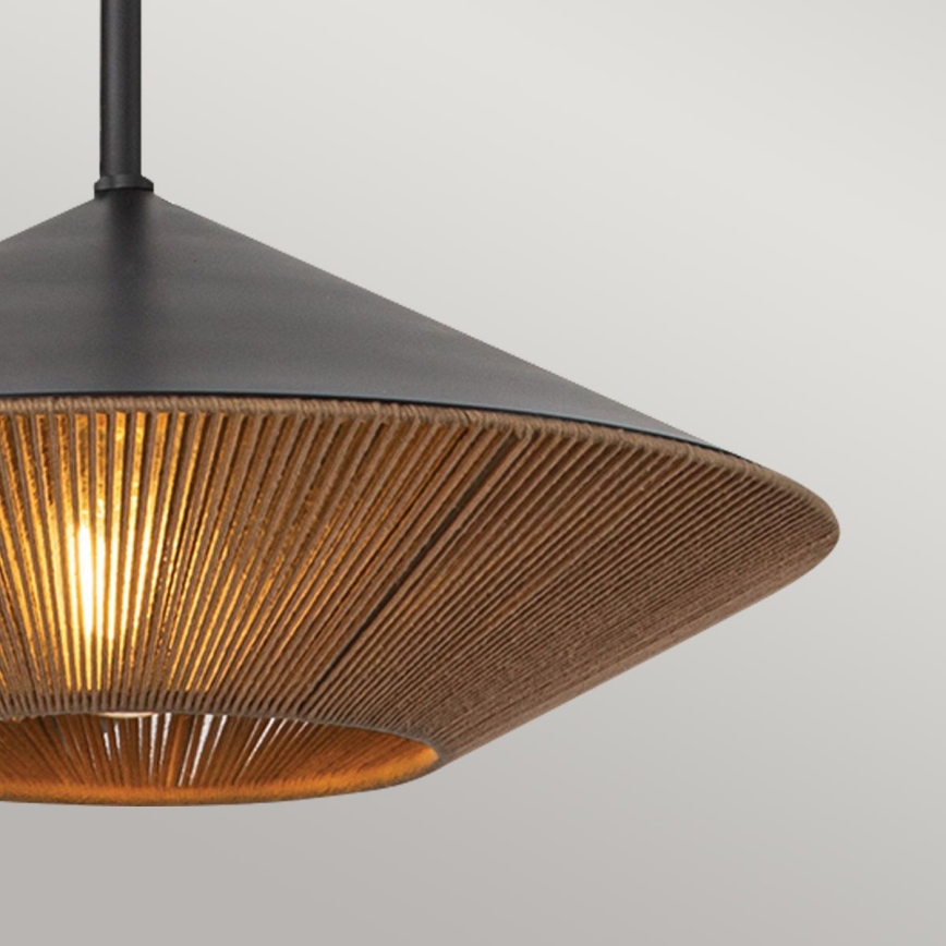 Alora Mood - Lustra ar stieni DAPHNE 1xE27/60W/230V d. 38,1 cm melna