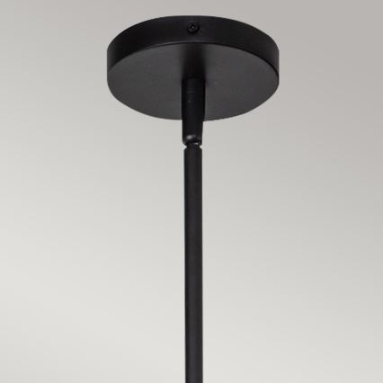 Alora Mood - griestu lampa uz kāta DAPHNE 1xE27/60W/230V Ø 18,1 cm melna/brūna