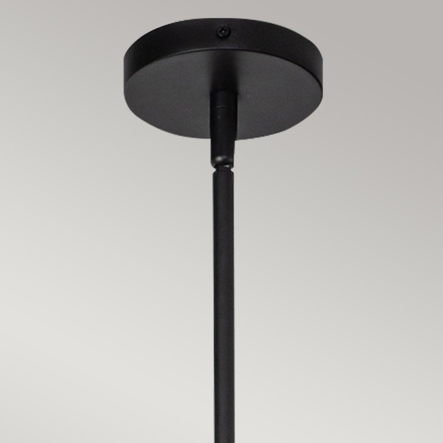 Alora Mood - griestu lampa uz kāta DAPHNE 1xE27/60W/230V Ø 18,1 cm melna/brūna