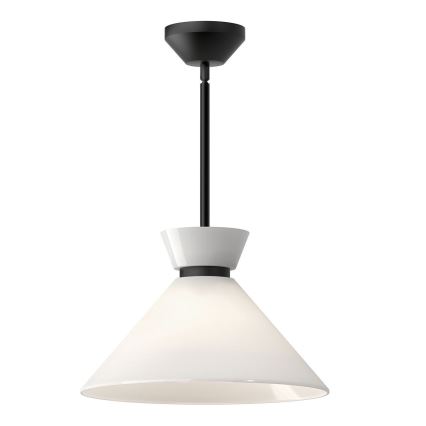 Alora Mood - griestu lampa ar stieni HALSTON 1xE27/60W/230V, melna