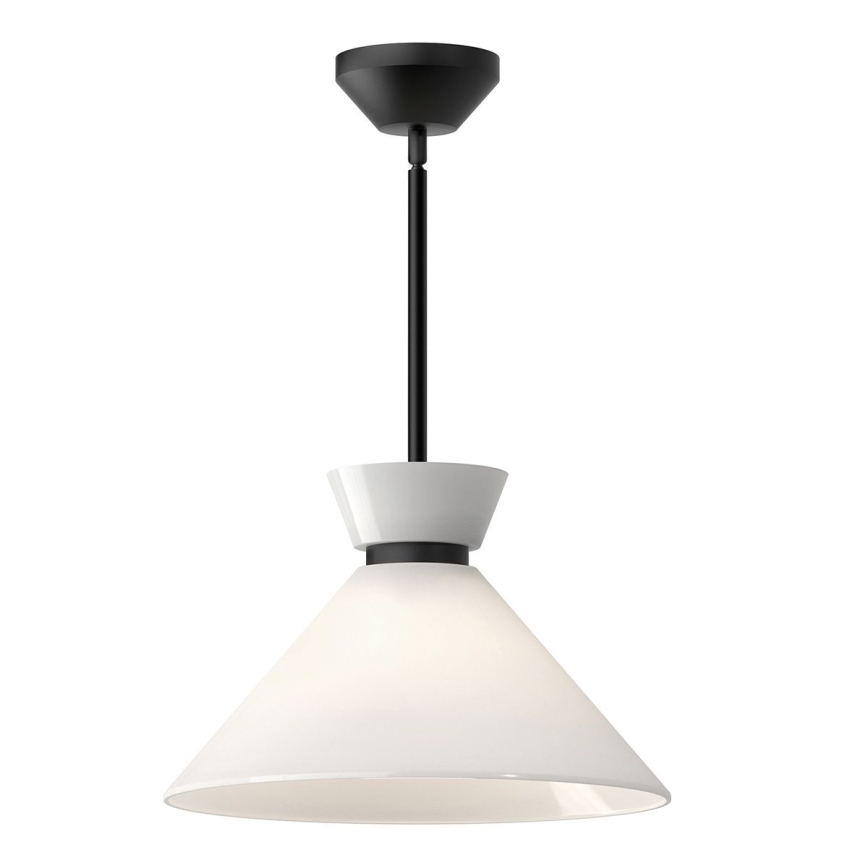 Alora Mood - griestu lampa ar stieni HALSTON 1xE27/60W/230V, melna