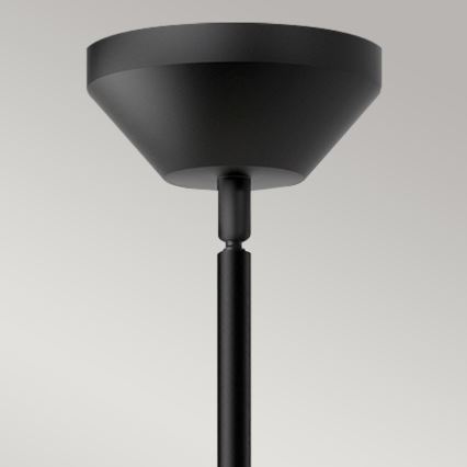 Alora Mood - griestu lampa ar stieni HALSTON 1xE27/60W/230V, melna