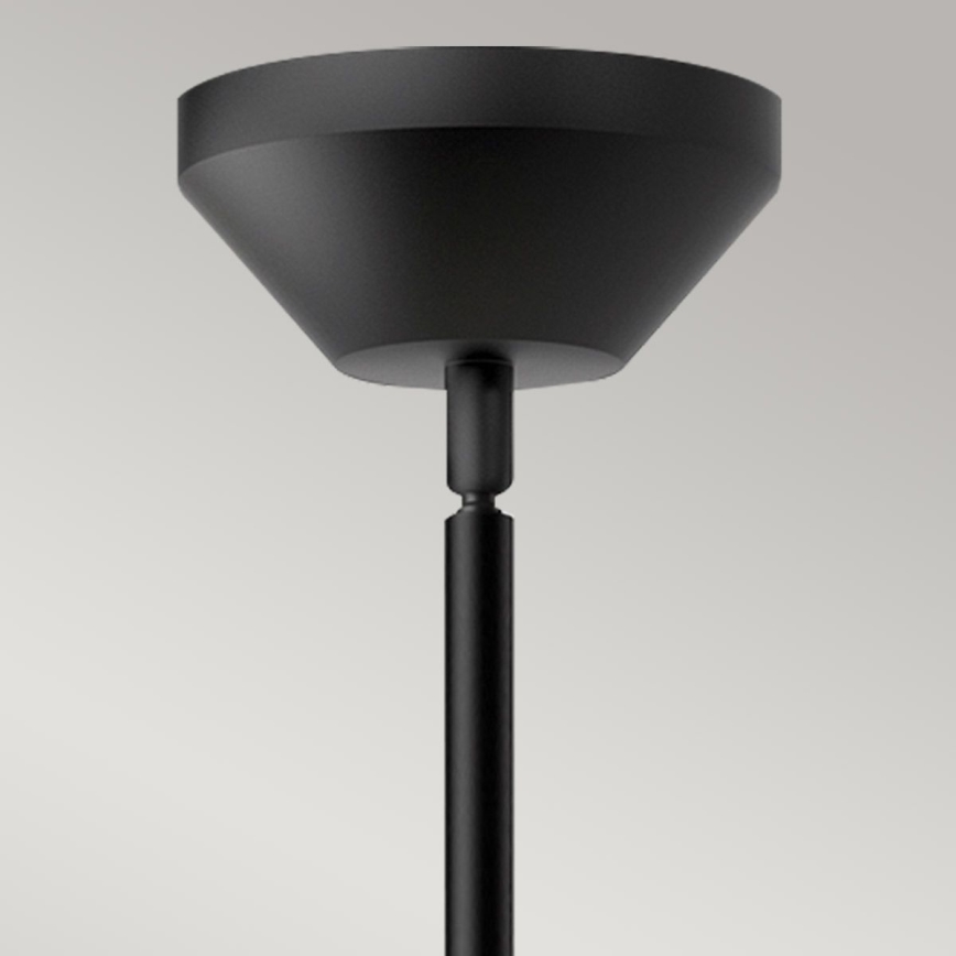 Alora Mood - griestu lampa ar stieni HALSTON 1xE27/60W/230V, melna
