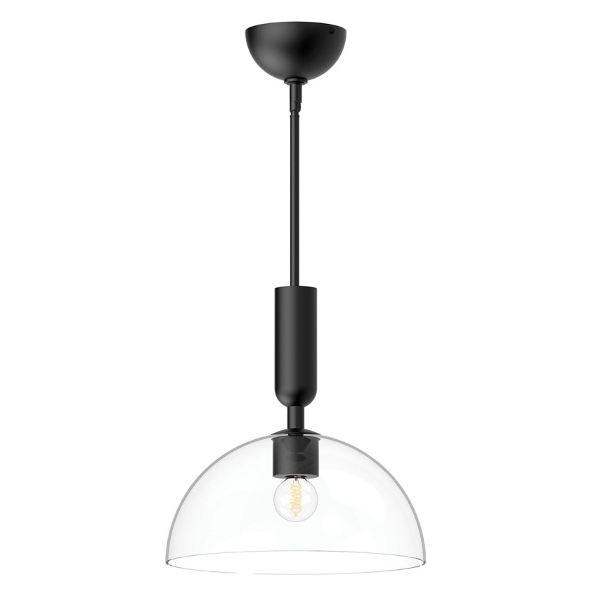 Alora Mood - JUDE lustra uz stieņa 1xE27/60W/230V melna