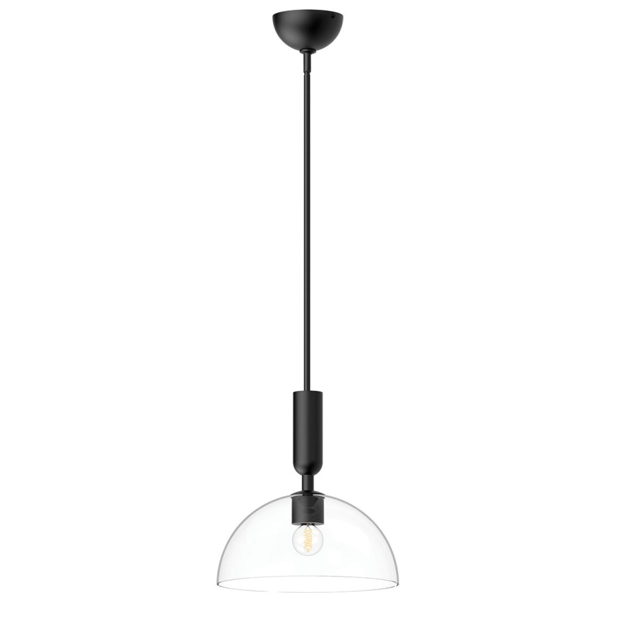 Alora Mood - JUDE lustra uz stieņa 1xE27/60W/230V melna