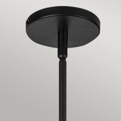 Alora Mood - lustra ar stieni PERTH 1xE27/60W/230V Ø 37,5 cm melna