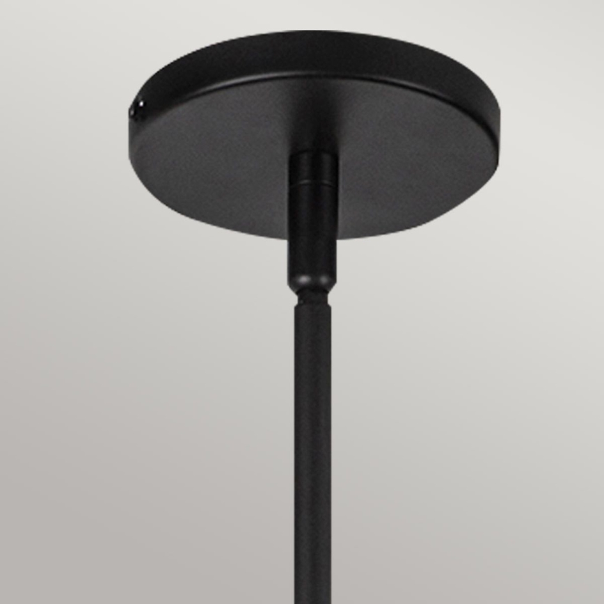 Alora Mood - lustra ar stieni PERTH 1xE27/60W/230V Ø 37,5 cm melna
