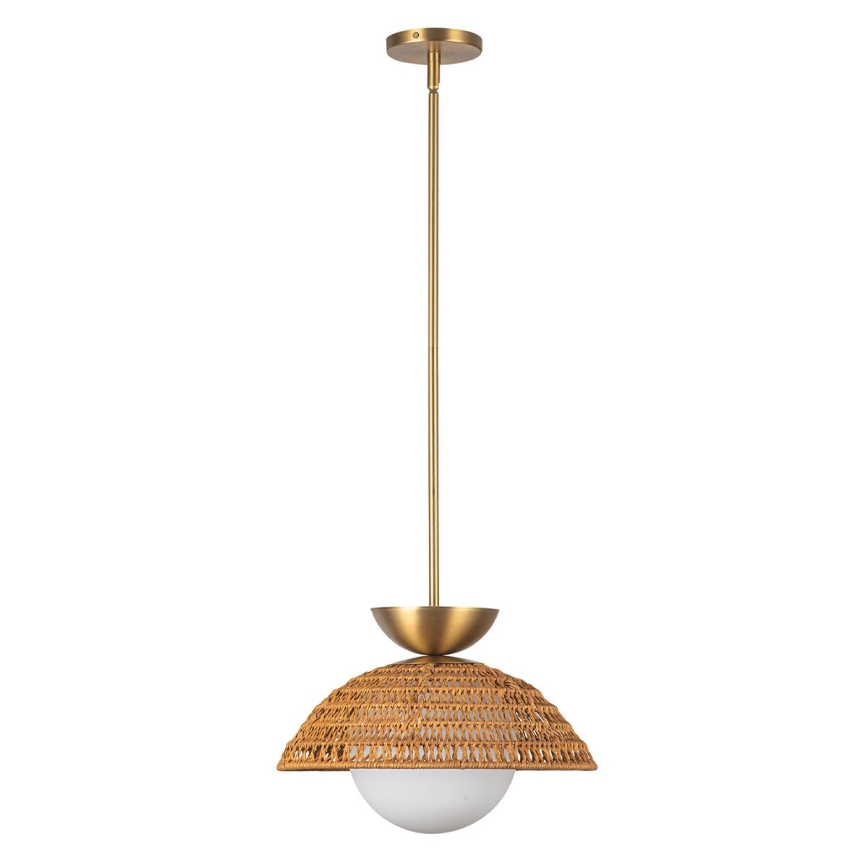 Alora Mood - lustra uz stieņa PERTH 1xE27/60W/230V Ø 37,5 cm zelta
