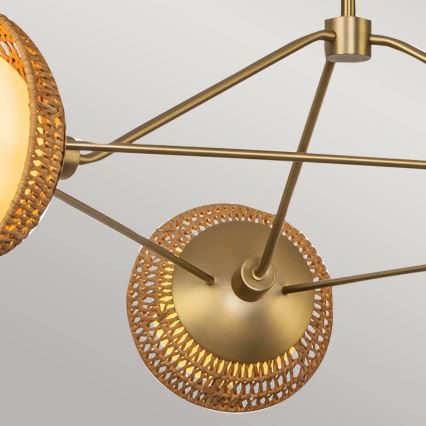 Alora Mood - Lustra ar stieni PERTH 3xE14/40W/230V zeltaina