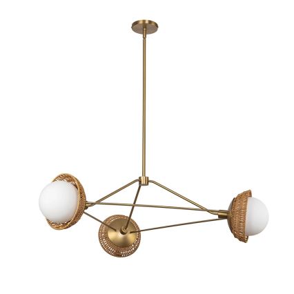 Alora Mood - Lustra ar stieni PERTH 3xE14/40W/230V zeltaina