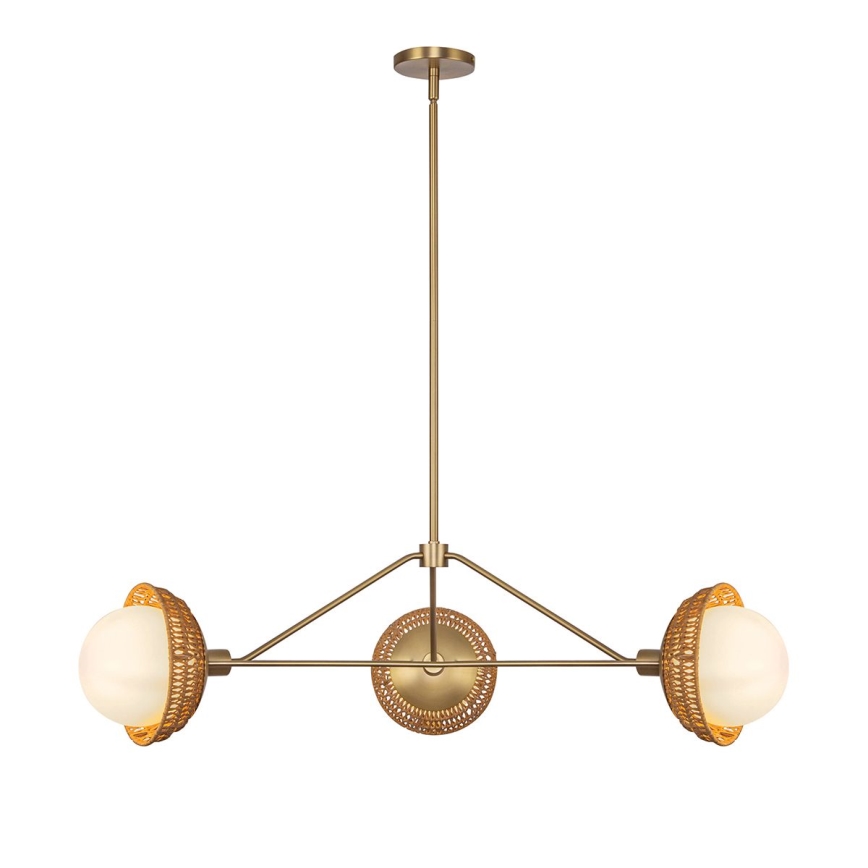 Alora Mood - Lustra ar stieni PERTH 3xE14/40W/230V zeltaina