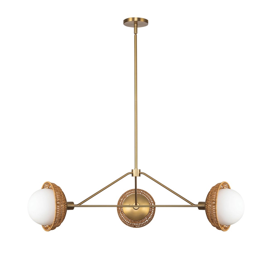 Alora Mood - Lustra ar stieni PERTH 3xE14/40W/230V zeltaina