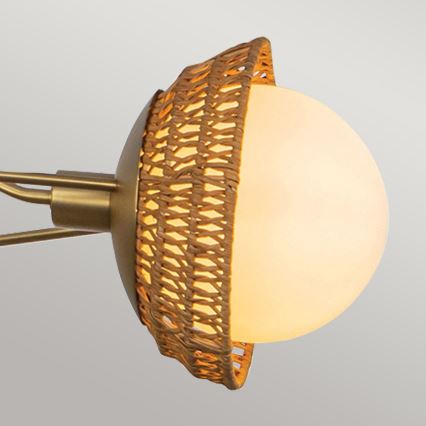 Alora Mood - Lustra ar stieni PERTH 3xE14/40W/230V zeltaina