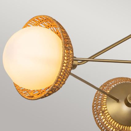 Alora Mood - Lustra ar stieni PERTH 3xE14/40W/230V zeltaina