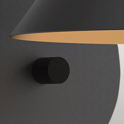 Alora Mood - Sienas gaismeklis REMYCK 1xE27/60W/230V melns